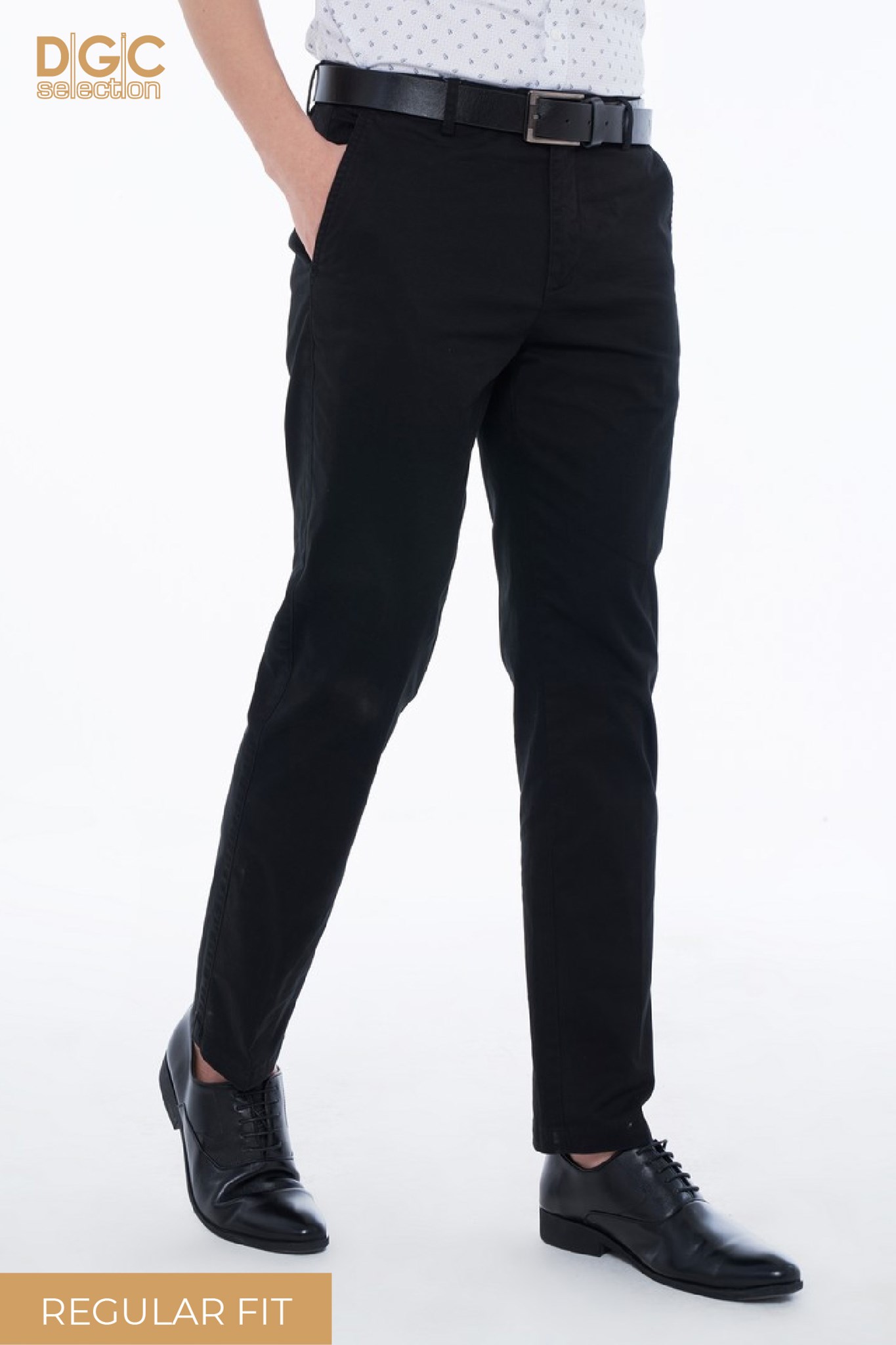 SQKCB17M copy 3 Ảnh của Quần khaki không ly (Regular Fit)